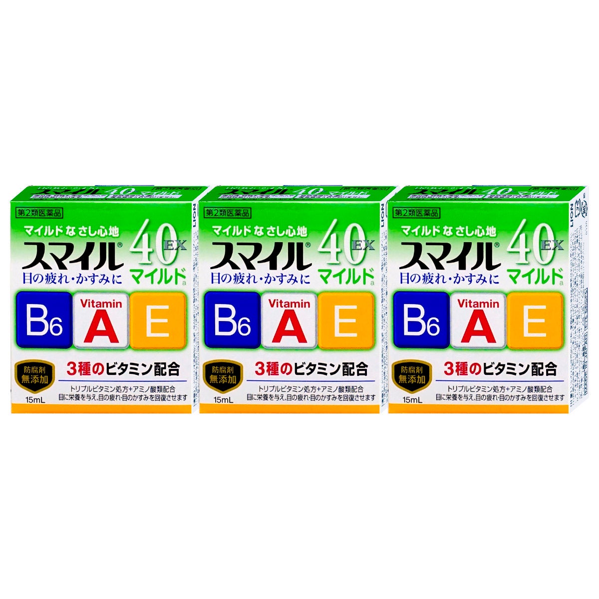 コスメ通販　【第2類医薬品】スマイル40EXマイルド 15ml×3個