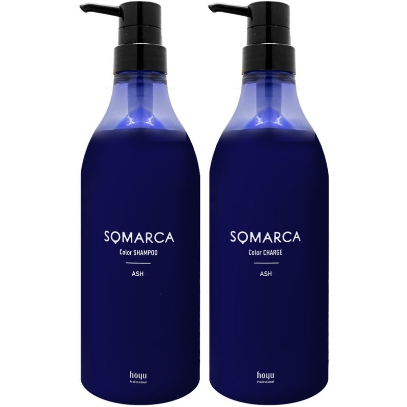 コスメ通販　ホーユー ソマルカ アッシュセット カラーシャンプー770ml+カラーチャージ750g