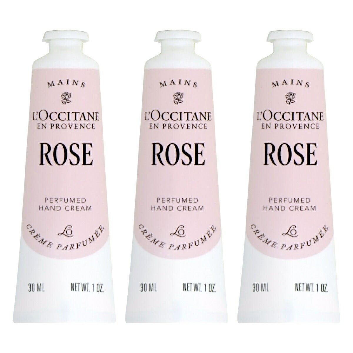 【3本セット】ロクシタン ローズ パフュームド ハンドクリーム 30ml