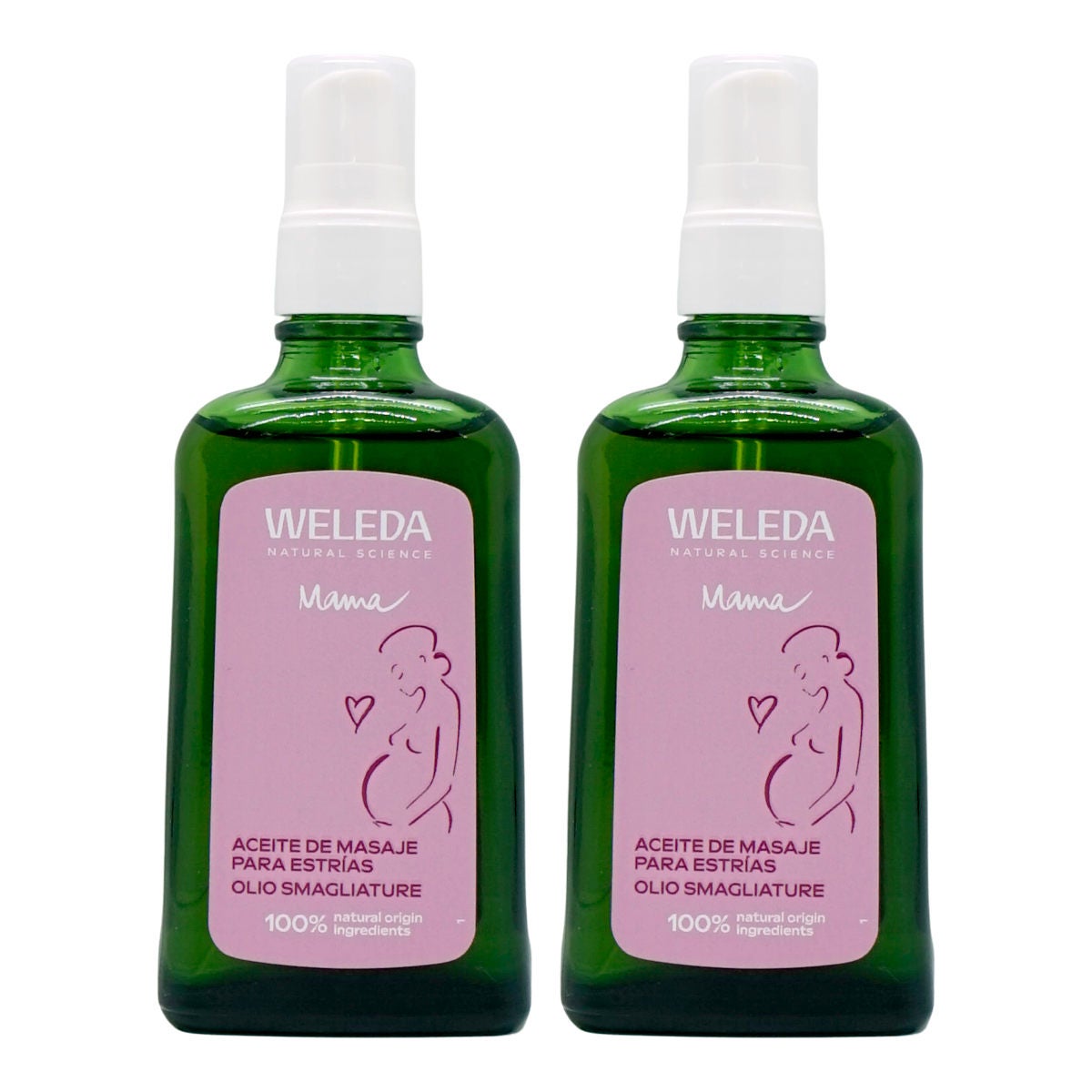 コスメ通販　【セット】WELEDA ヴェレダ マザーズボディオイル 100ml×2本(ポンプ)