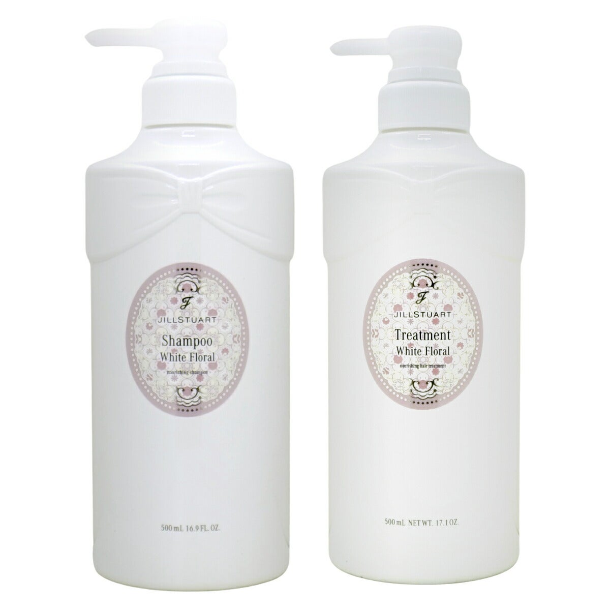 コスメ通販　ジルスチュアート ホワイトフローラル シャンプー 500ml+コンディショナー 500ml(6044174-set1)