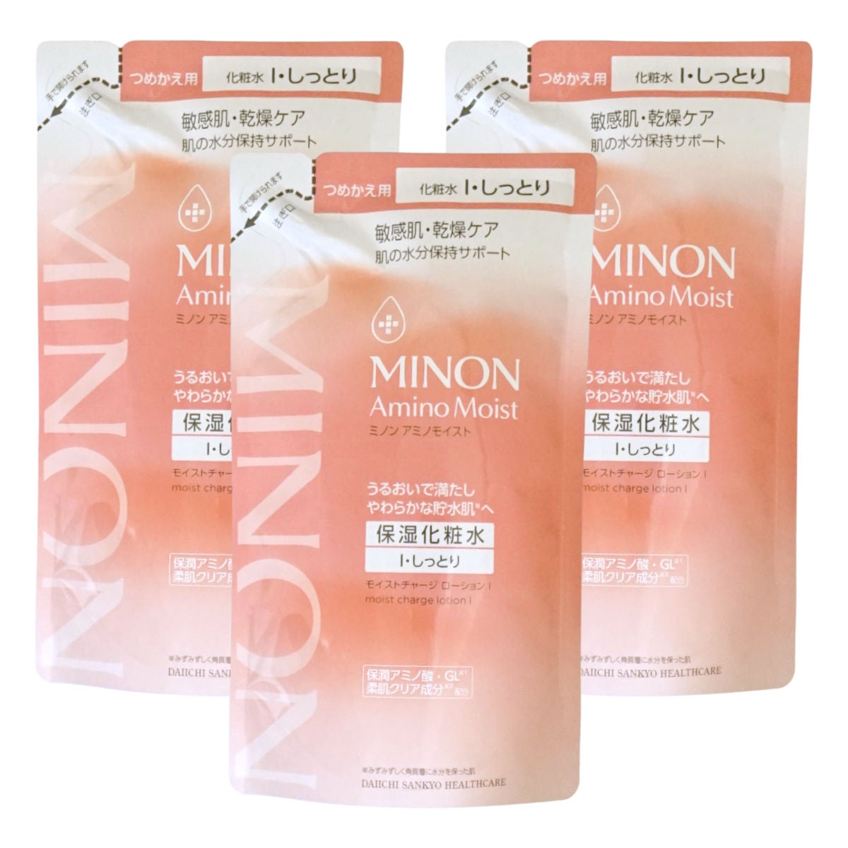 ミノン アミノモイスト モイストチャージローションI しっとりタイプ 詰替 130ml×3