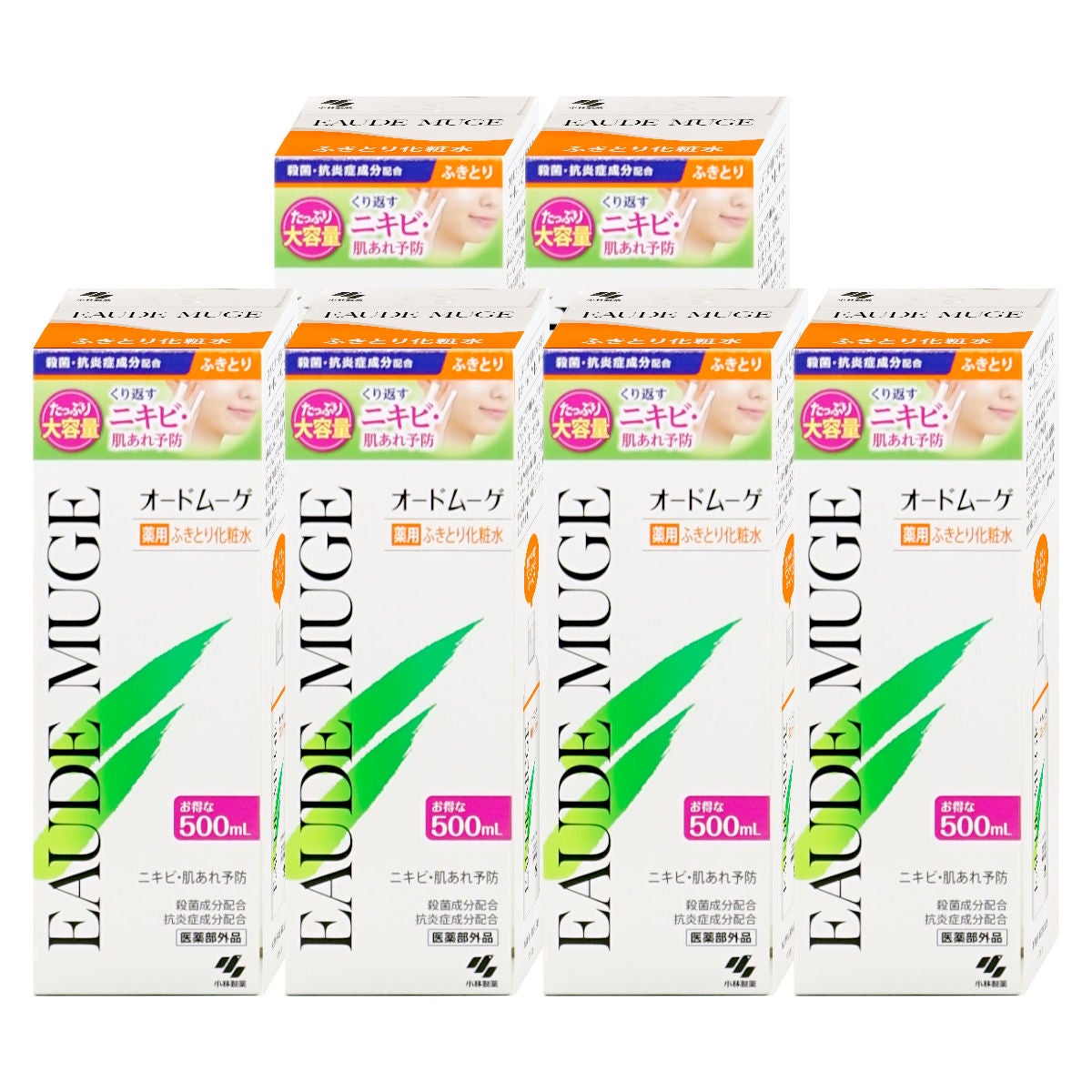 コスメ通販　【6本セット】小林製薬 オードムーゲ 薬用ローション 500ml×6本