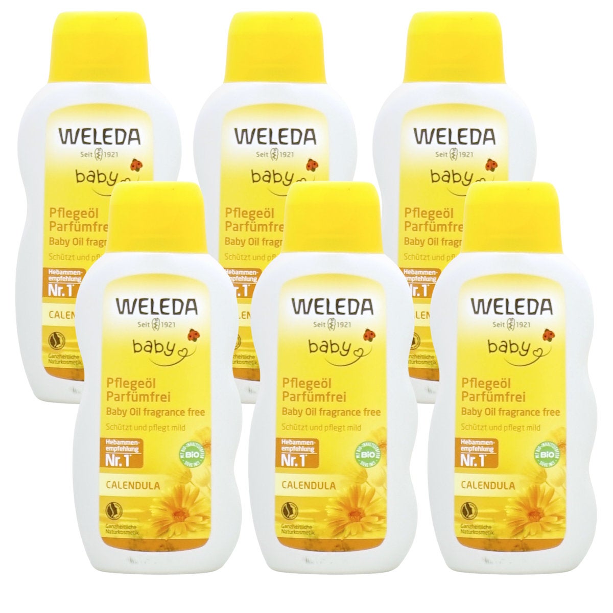 コスメ通販　WELEDA ヴェレダ カレンドラベビーオイル N 200ml×6本