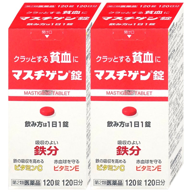 通販　【第2類医薬品】マスチゲン錠 120錠×2個【日本臓器製薬株式会社】