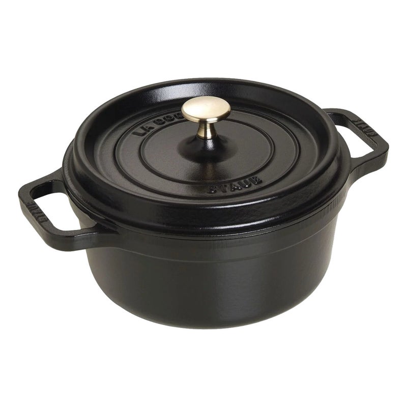 通販　ストウブ Staub 40509-305 ピコ・ココット ラウンド 22cm ブラック