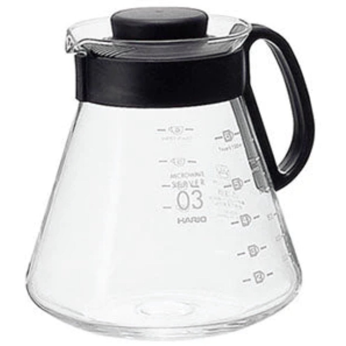 通販　HARIO XVD-80B V60レンジサーバー800