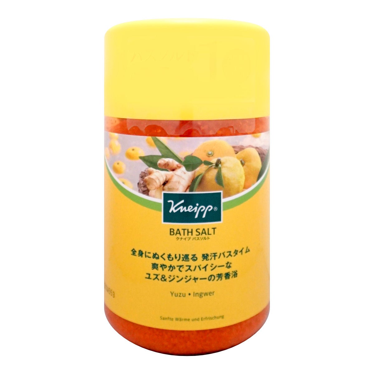 コスメ通販　クナイプ バスソルト 850g ユズ&ジンジャーの香り KNEIPP リフレッシュバスタイム 入浴剤