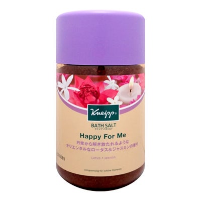 コスメ通販　クナイプ バスソルト 850g ハッピーフォーミー ロータス&ジャスミンの香り KNEIPP リラックスバスタイム 入浴剤