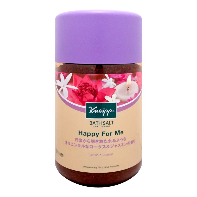 コスメ通販　クナイプ バスソルト 850g ハッピーフォーミー ロータス&ジャスミンの香り KNEIPP リラックスバスタイム 入浴剤
