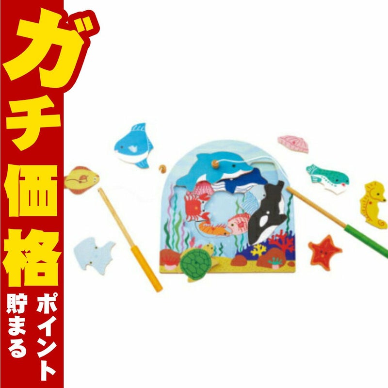 通販　エド・インター 2層パズルフィッシング【3歳～】【Ed.Inter エドインター GENI ジェニ 木のパズル】