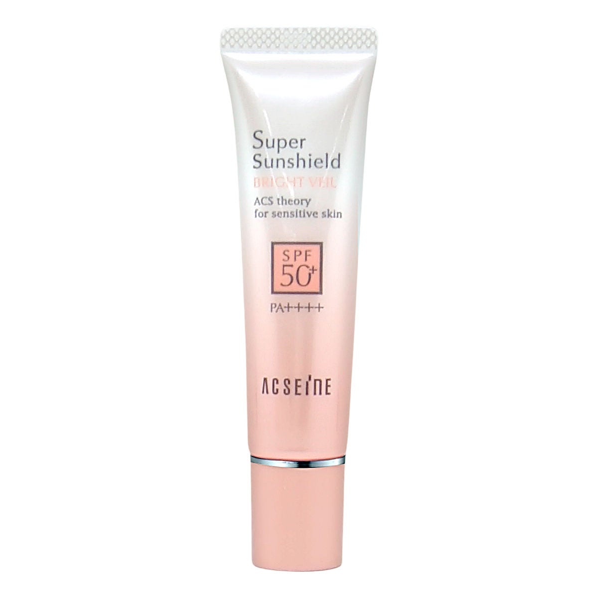 コスメ通販　アクセーヌ スーパーサンシールドブライトヴェール 22g #01ピンクベージュ SPF50+ PA++++ 【日やけ止めベースクリーム】