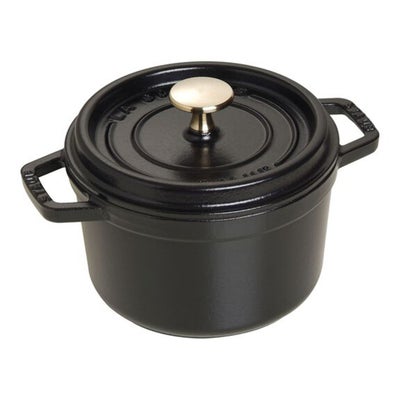 通販　ストウブ Staub 40509-480 ピコ・ココット ラウンド 16cm ブラック【ホーロー鍋 調理器具 鋳物 両手鍋 IH対応 お鍋 琺瑯 ホーロー 保温】【シリアルNo付国内正規品/国内生涯保証書付】