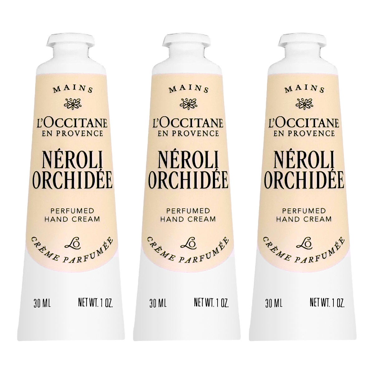 コスメ通販　【3本セット】ロクシタン ネロリ オーキデ ハンドクリーム 30ml 箱なし