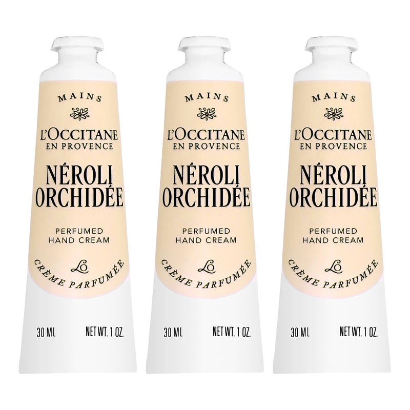 コスメ通販　【3本セット】ロクシタン ネロリ オーキデ ハンドクリーム 30ml 箱なし