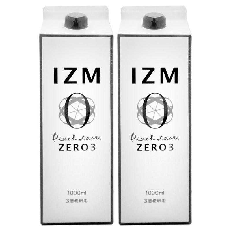 通販　【セット】IZM酵素ドリンク1000ml×2本 ゼロスリー ZERO3【食品】