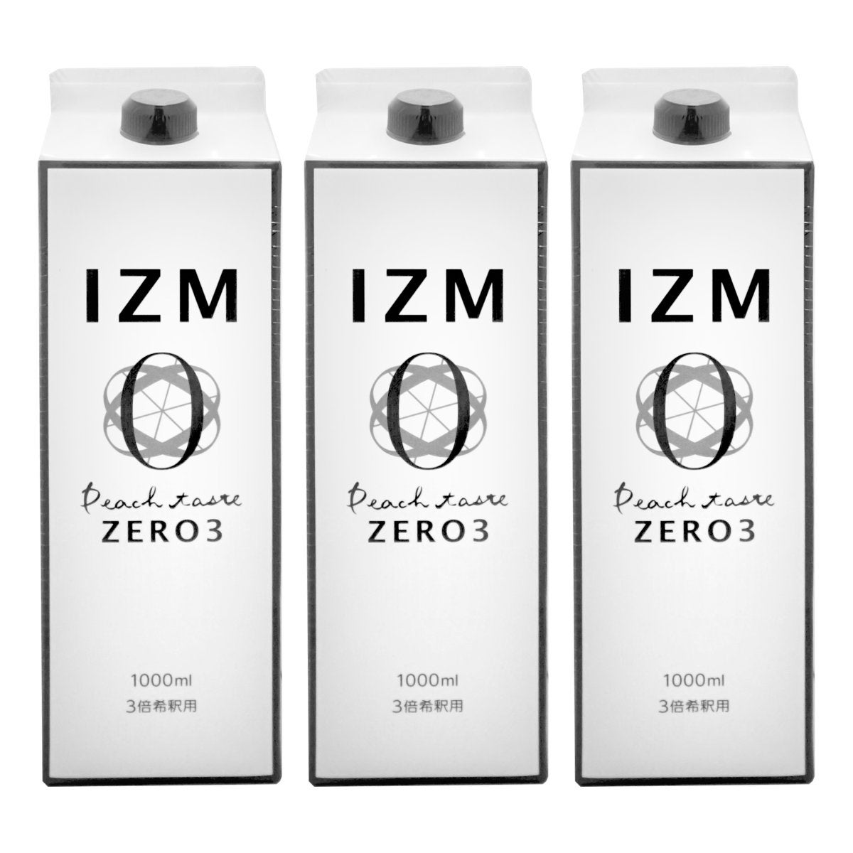 通販　【セット】IZM酵素ドリンク1000ml×3本 ゼロスリー ZERO3【食品】