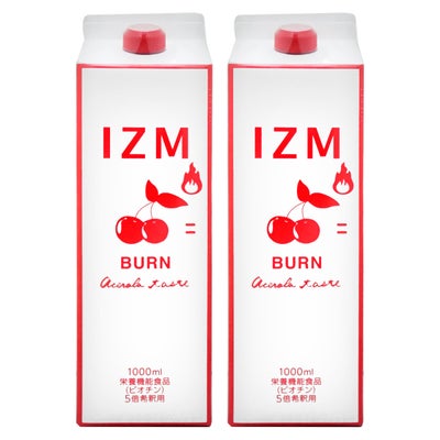 通販　【セット】IZM酵素ドリンク1000ml×2本 バーンアセロラテイスト BURN ACEROLA TASTE【食品】