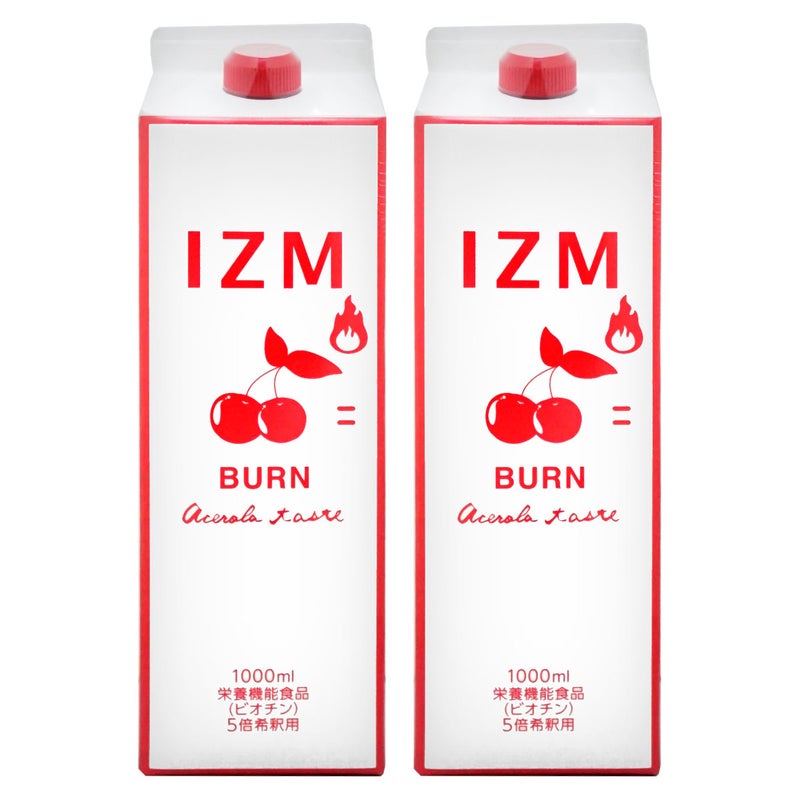 通販　【セット】IZM酵素ドリンク1000ml×2本 バーンアセロラテイスト BURN ACEROLA TASTE【食品】