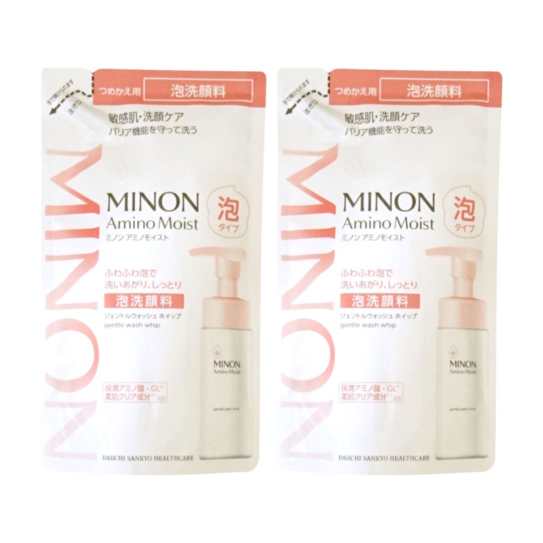 ミノン アミノモイスト ジェントルウォッシュ ホイップ 詰替 130ml× 2