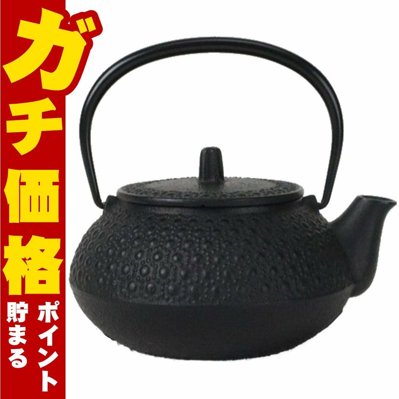 通販　岩鋳 12804 鉄瓶兼用急須新 5型亀甲【南部鉄器 直火対応 日本製】