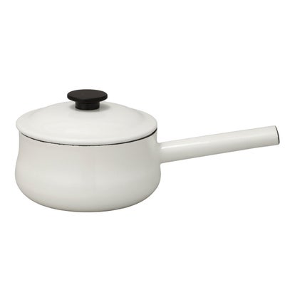 通販　野田琺瑯 LK-18N ルークソースパン18cm ホワイト【LUKE 日本製 ホーロー】
