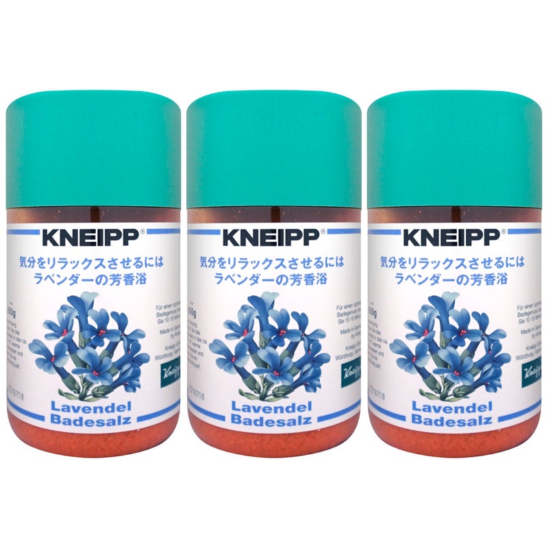 コスメ通販　【セット】クナイプ バスソルト 850g ラベンダー×3個【バスソルト】KNEIPP