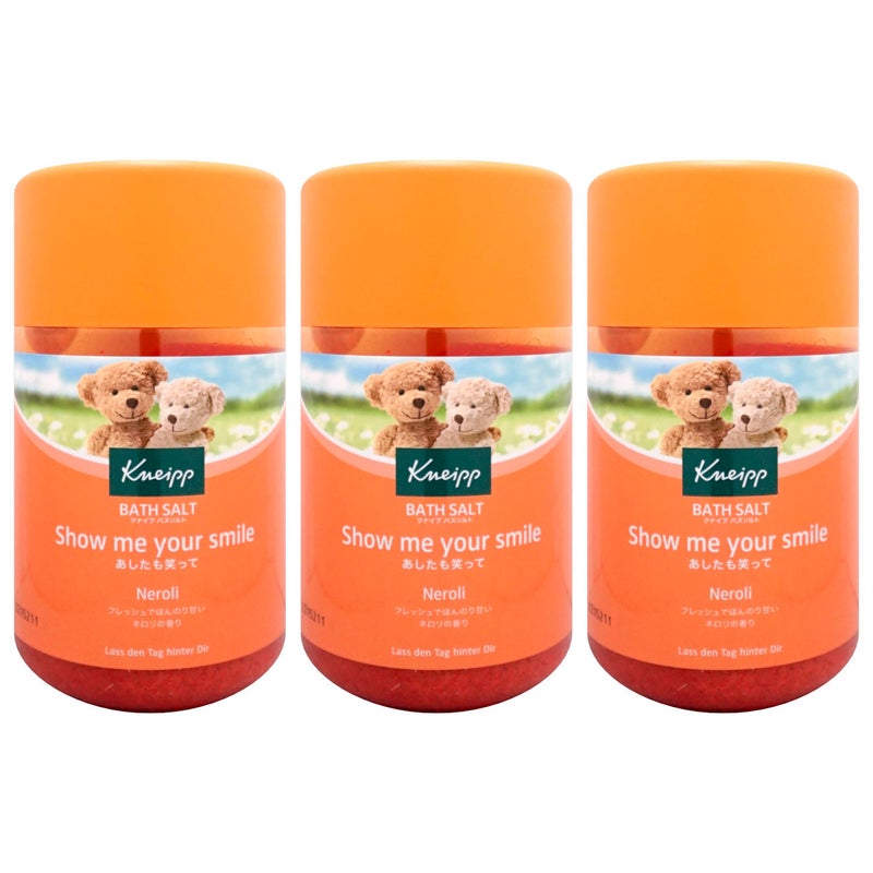コスメ通販　【セット】クナイプ バスソルト 850g ネロリの香り×3個  癒し リラックスバスタイム 入浴剤 KNEIPP