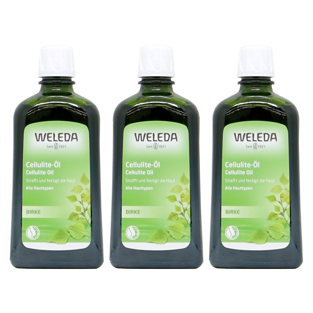 コスメ通販　【セット】ヴェレダ ホワイトバーチ ボディシェイプオイル 200ml×3 【マッサージ用オイル/バーチセルライトオイル】
