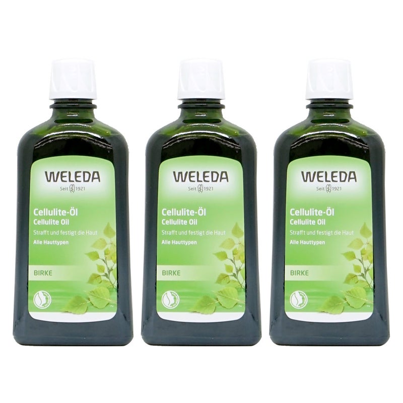 コスメ通販　【セット】ヴェレダ ホワイトバーチ ボディシェイプオイル 200ml×3 【マッサージ用オイル/バーチセルライトオイル】