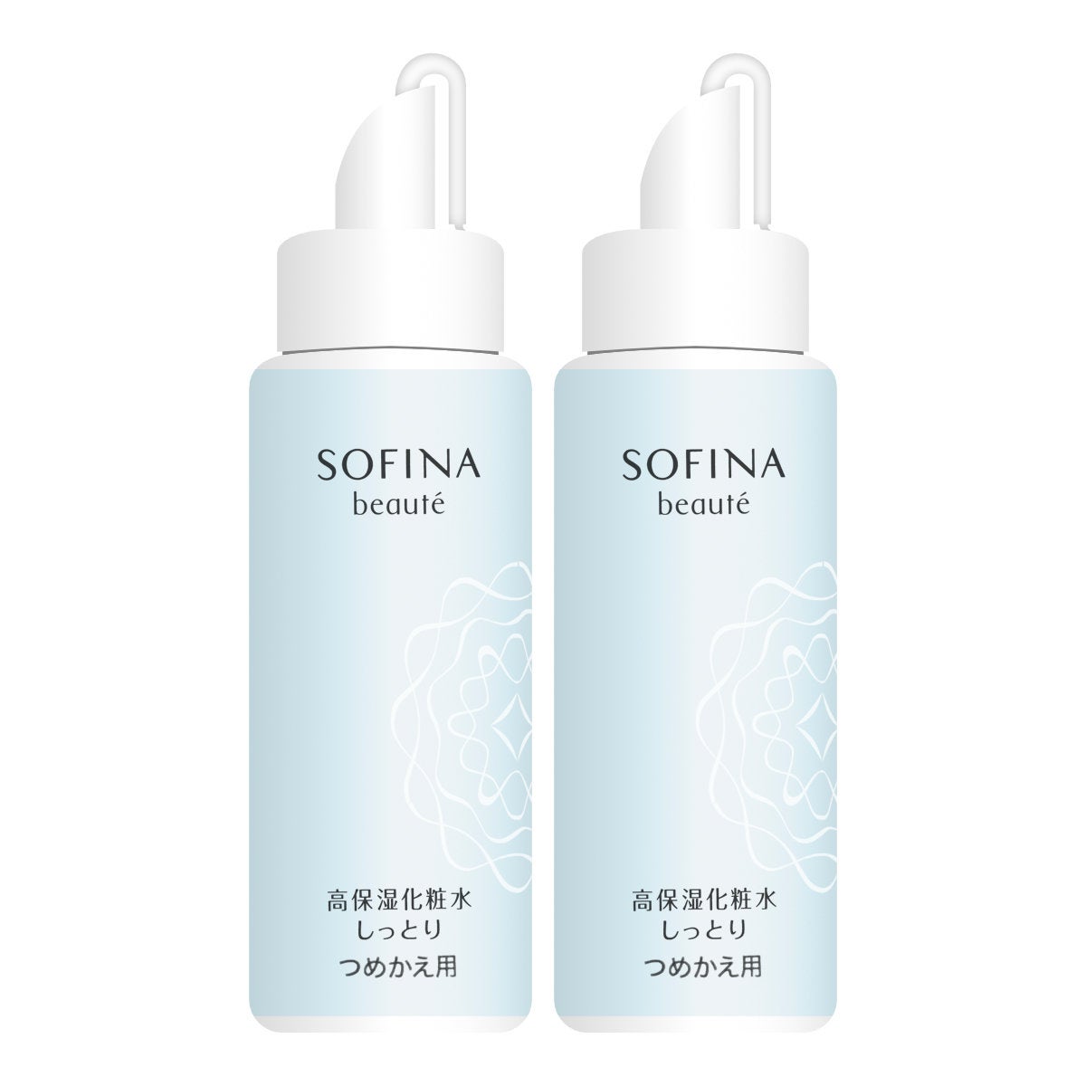 コスメ通販　【2本セット】花王 ソフィーナボーテ 高保湿化粧水(しっとり)つめかえ 130ml【詰め替え用】