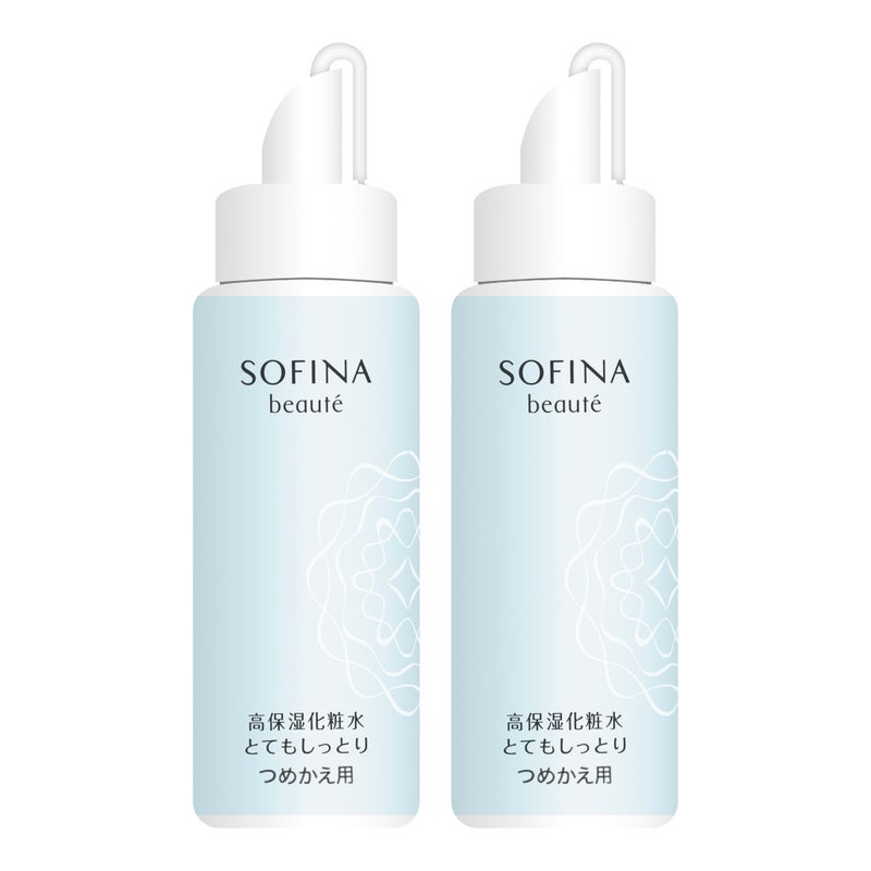 コスメ通販　【2本セット】花王 ソフィーナボーテ 高保湿化粧水(とてもしっとり)つめかえ 130ml【詰め替え用】