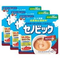 通販　【セット】ロート製薬 セノビック ミルクココア味 15日分 180g×3個【栄養機能食品】【成長期応援飲料 鉄分 ココア 子供 成長】3袋