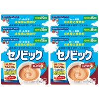通販　【セット】ロート製薬 セノビック ミルクココア味 15日分 180g×5個【栄養機能食品】【成長期応援飲料 鉄分 ココア 子供 成長】5袋