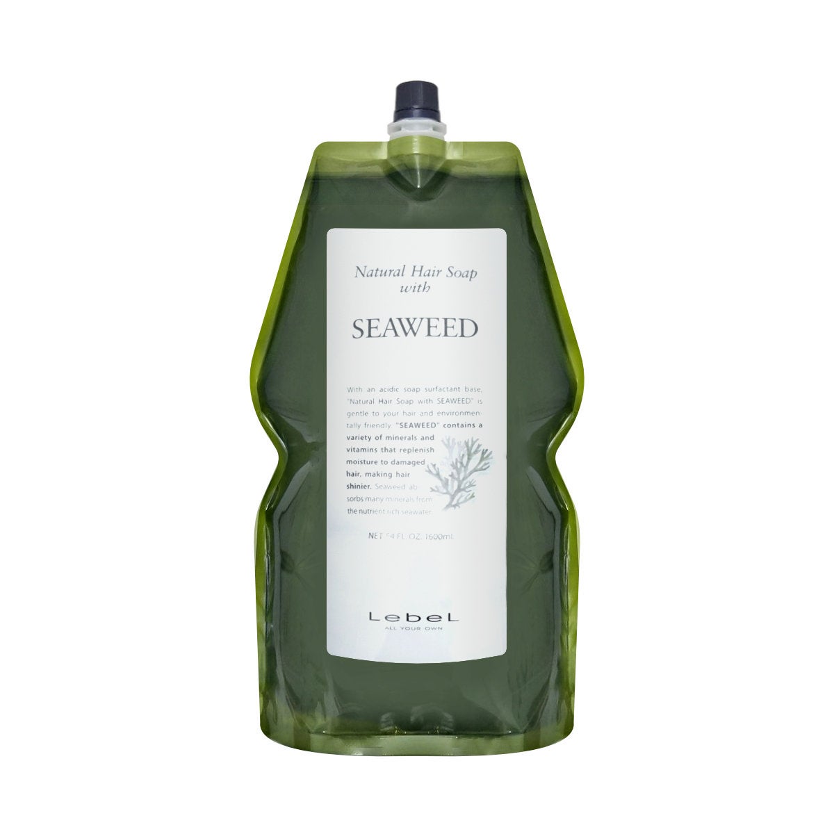 コスメ通販　ルベル ナチュラルヘアソープウィズ SWシーウィード 詰替1600ml 【レフィル/詰め替え】シャンプー