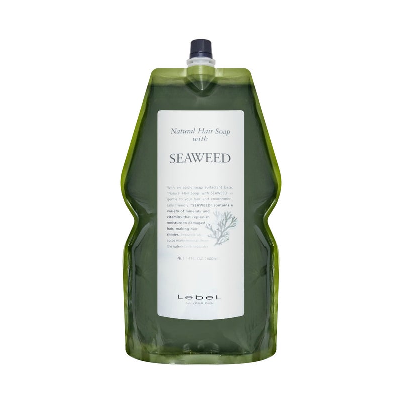 コスメ通販　ルベル ナチュラルヘアソープウィズ SWシーウィード 詰替1600ml 【レフィル/詰め替え】シャンプー