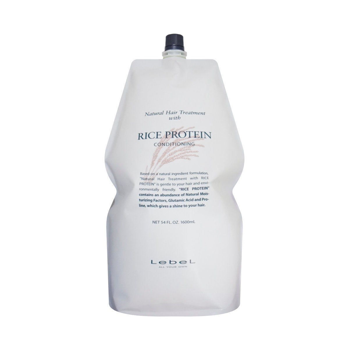 コスメ通販　ルベル ナチュラルヘアトリートメントウィズ RP(ライスプロテイン)詰替1600ml【レフィル/詰め替え】【ヘアトリートメント】ウィートプロテイン(WP) 
