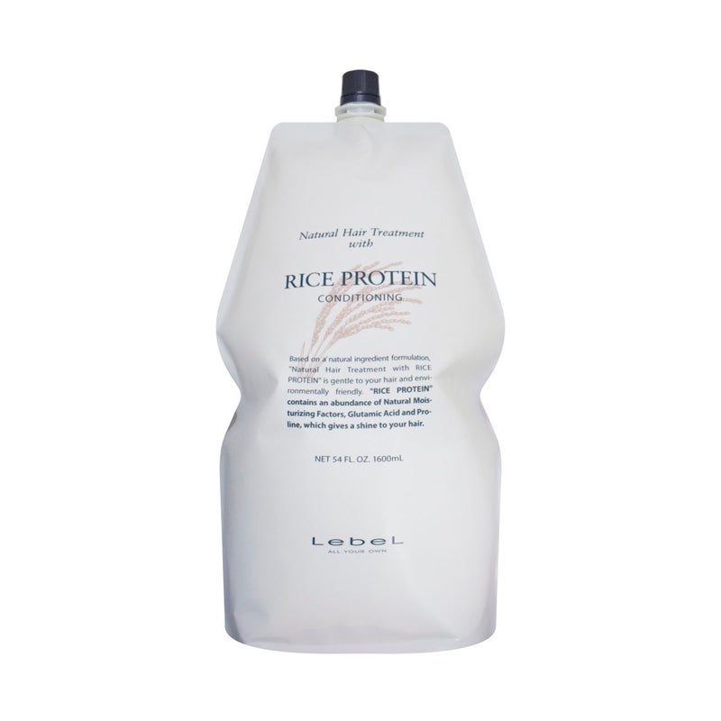 コスメ通販　ルベル ナチュラルヘアトリートメントウィズ RP(ライスプロテイン)詰替1600ml【レフィル/詰め替え】【ヘアトリートメント】ウィートプロテイン(WP) 