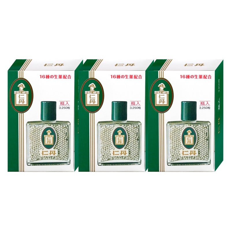通販　【セット】仁丹瓶入　3250粒×3個【医薬部外品】【森下仁丹】【気分不快 口臭 二日酔い】