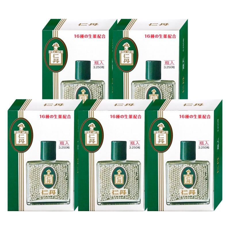 通販　【セット】仁丹瓶入　3250粒×5個【医薬部外品】【森下仁丹】【気分不快 口臭 二日酔い】