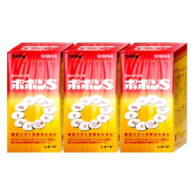 通販　【指定医薬部外品】【セット】ポポンS 240錠×3個【シオノギヘルスケア株式会社】