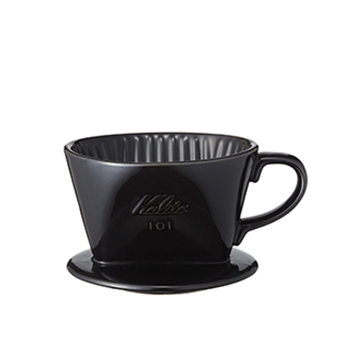 通販　カリタ Kalita #01005 101-ロト ブラック【 陶器製コーヒードリッパー 1-2人用】