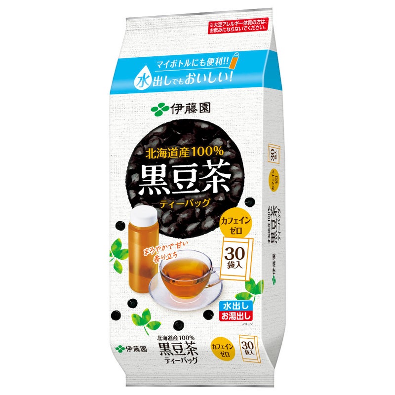 通販　伊藤園 北海道産100%黒豆茶 ティーバッグ 30袋【マイボトルに最適 500ml用 ティーバッグタイプ お茶】