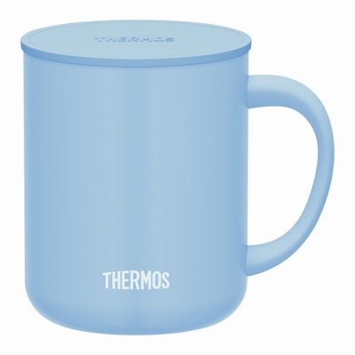 通販　THERMOS サーモス 真空断熱マグカップ 450ml JDG-452C ASB アッシュブルー【蓋付きマグカップ】