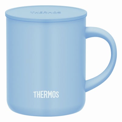 通販　THERMOS サーモス 真空断熱マグカップ 350ml JDG-352C ASB アッシュブルー【蓋付きマグカップ】