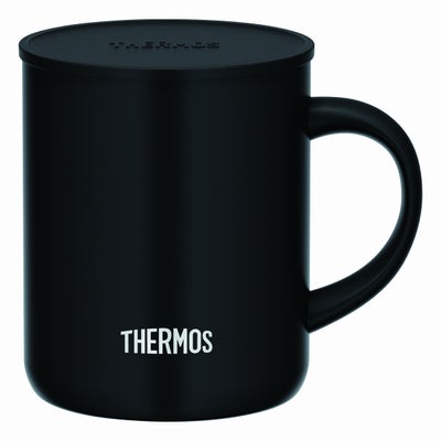 通販　THERMOS サーモス 真空断熱マグカップ 350ml JDG-352C SMB スモークブラック【蓋付きマグカップ】