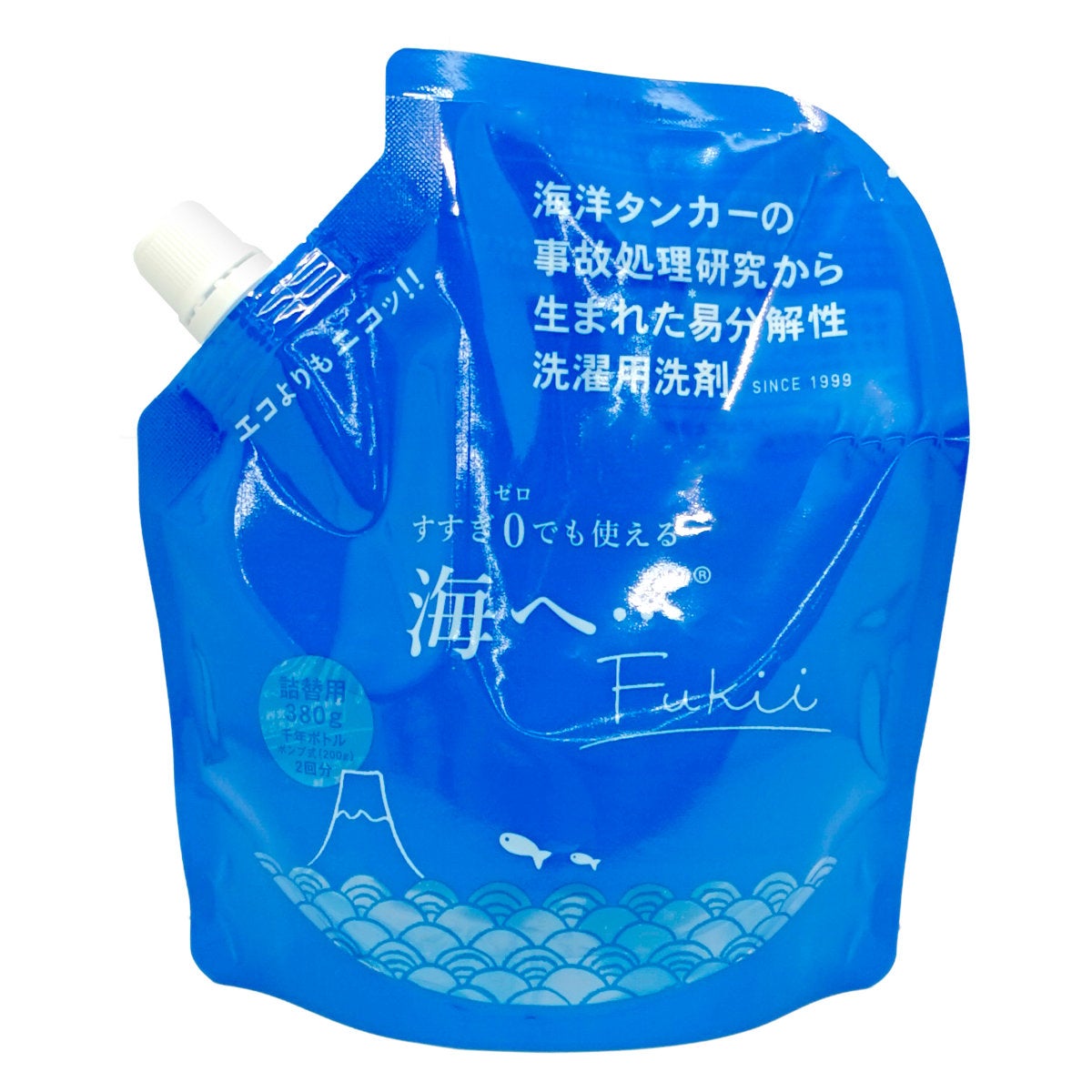 通販　がんこ本舗 洗濯洗剤 海へ step 詰替用パック 450ml 【洗濯洗剤】