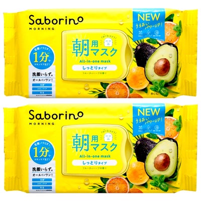 コスメ通販　【セット】サボリーノ 目ざまシート N 30枚入×2個【パック フェイスマスク 洗顔シート】
