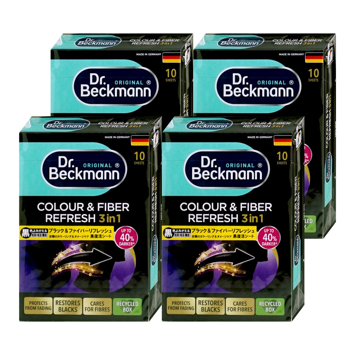 Dr.Beckmann ドクターベックマン ブラック&ファイバーリフレッシュ黒復活シート10枚入り