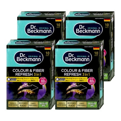Dr.Beckmann ドクターベックマン ブラック&ファイバーリフレッシュ黒復活シート10枚入り